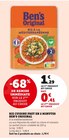 Riz cuisine prêt en 2 minutes - Ben's Original en promo chez U Express Saint-Étienne à 0,41 €