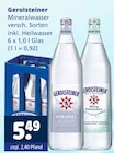 Mineralwasser Angebote von Gerolsteiner bei Getränkewelt Essen für 5,49 €