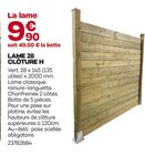 Promo Lame 28 Clôture H à 9,90 € dans le catalogue Gedimat à Saint-Quentin