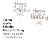 Tortenstecker Schleife Happy Birthday Angebote bei E center Dreieich für 1,00 €