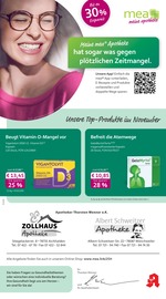 mea - meine apotheke Apotheken Prospekt der aktuellen Woche mit 4 Seiten, gültig von 01.10.2026 bis 31.10.2026, in Schiltach und Umgebung Aktueller mea - meine apotheke Apotheken Prospekt in Schiltach und Umgebung, "Unsere Oktober-Angebote" mit 4 Seiten, 01.10.2026 - 31.10.2026