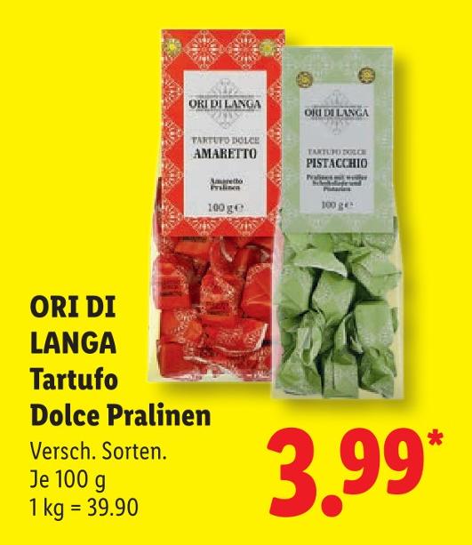 Tartufo Dolce Pralinen Amaretto