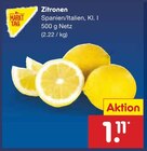 Zitronen Angebote von Markttag bei Netto Marken-Discount Bielefeld für 1,11 €