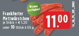 Frankfurter Mettwürstchen bei E center im Selm Prospekt für 11,00 €