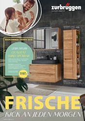 Regal im Zurbrüggen Prospekt in Bad Salzuflen Aktueller Zurbrüggen Prospekt mit Regal, "FRISCHEKICK AN JEDEN MORGEN", Seite 1