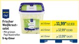 Frischer Weißkrautsalat für 12,83 € bei METRO im Angebot Frischer Weißkrautsalat im aktuellen METRO Prospekt