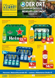 Aktueller Netto Marken-Discount Prospekt (Hemmingen, 6 Seiten zum blättern Netto Marken-Discount Prospekt DER ORT, AN DEM DU IMMER AUSGEZEICHNETE PREISE FINDEST. mit 6 Seiten