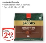 Kaffeepads im Angebot bei GLOBUS in Plauen Kaffeepads Angebote von Jacobs bei GLOBUS Plauen für 2,49 €