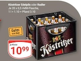 Edelpils Angebote von Köstritzer bei GLOBUS Gera für 10,99 €