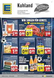EDEKA Prospekt für Erkrath mit 24 Seiten EDEKA Prospekt für Erkrath: "Aktuelle Angebote", 24 Seiten, 22.06.2026 - 27.06.2026