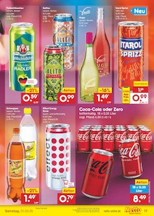 Coca Cola im Netto Marken-Discount Prospekt "Aktuelle Angebote" mit 65 Seiten (Zwickau)