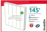 Mr.Bricolage Royan - Promo Radiateur à inertie sèche mehetia Promo Radiateur à inertie sèche mehetia à 145,00 € dans le catalogue Mr.Bricolage à Royan