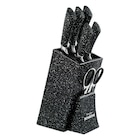 SCHÄFER Messerblock Marble Black Angebote bei POCO Aachen für 24,99 €