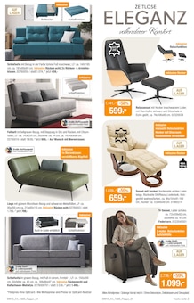 Sitzmöbel im Opti-Wohnwelt Prospekt "Stressless - A place that moves you" mit 18 Seiten (Bremen)
