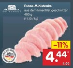 Puten-Ministeaks Angebote von Gut Ponholz bei Netto Marken-Discount Hanau für 4,44 €