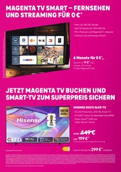 Flachbildfernseher im Telekom Shop Prospekt in Ansbach Aktueller Telekom Shop Prospekt mit Flachbildfernseher, "MAGENTA FAN-DEALS", Seite 11