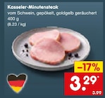 Netto Marken-Discount - Kasseler-Minutensteak Angebot im Prospekt Kasseler-Minutensteak bei Netto Marken-Discount im Prospekt "" für 3,29 €
