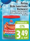 Dicke Sauerländer Bockwurst bei EDEKA im Erwitte Prospekt für 3,49 €