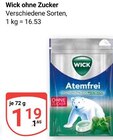 Aktuelles Wick ohne Zucker Angebot bei GLOBUS in Offenbach (Main) ab 1,19 €