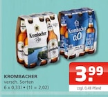 Pils Angebote von Krombacher bei Getränke Oase Beckum für 3,99 €