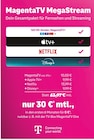 MagentaTV MegaStream bei Bührs Telekommunikations GmbH & Co.KG im Haselünne Prospekt für 30,00 €