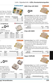 Osram im Conrad Electronic Prospekt "Modellbahn 2023/24" mit 582 Seiten (Köln)