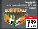 Likör Angebote von Kuemmerling bei EDEKA Weimar für 7,99 €