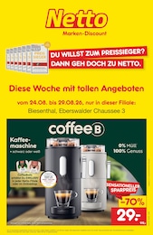 Netto Marken-Discount Prospekt für Biesenthal mit 2 Seiten Netto Marken-Discount Prospekt für Biesenthal: "Diese Woche mit tollen Angeboten", 2 Seiten, 24.08.2026 - 29.08.2026