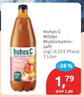 Milder Multivitaminsaft von Hohes C im aktuellen budni Prospekt