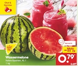 Wassermelone Angebote von Markttag bei Netto Marken-Discount Nordhausen für 0,79 €