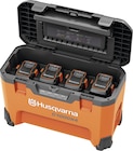 Batterien im BayWa AG Prospekt Husqvarna® Akku-Ladebox "C1000X4" mit 4 Akkus, 9708587-01 von Husqvarna® im aktuellen BayWa AG Prospekt für 1.749,00 €