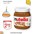 Nutella Angebote von Ferrero bei GLOBUS Neubrandenburg für 2,99 €