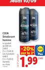 Déodorant homme - CIEN - Lidl Déodorant homme - CIEN à 1,99 € dans le catalogue Lidl