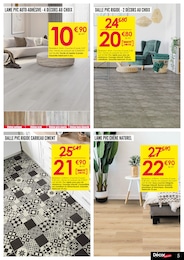 Prix et réduction Dalle PVC dans le prospectus Décor Discount en cours Offre Dalle PVC dans le catalogue Décor Discount du moment à la page 5