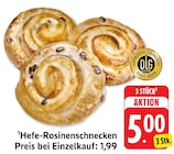 EDEKA Bad Vilbel - Hefe-Rosinenschnecken Angebot im Prospekt Hefe-Rosinenschnecken bei EDEKA im Bad Vilbel Prospekt für 5,00 €