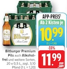 Premium Pils bei E center im Prospekt "" für 10,99 €