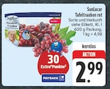 Aktuelles Tafeltrauben rot Angebot bei EDEKA in Nürnberg ab 2,99 €