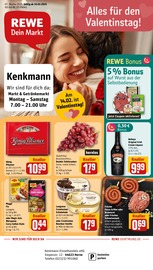 Aktueller REWE Prospekt mit Essig, "Dein Markt", Seite 1