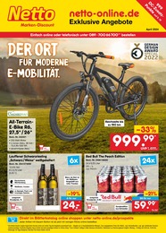 Netto Marken-Discount Prospekt: "netto-online.de - Exklusive Angebote", 37 Seiten, 01.04.2024 - 30.04.2024