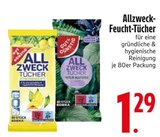Allzweck-Feucht-Tücher Zitrusfrische bei EDEKA im Ottobrunn Prospekt für 1,29 €