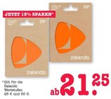Wertstufe 25 € im Angebot bei E center in Wiesbaden Wertstufe 25 € Angebote von Zalando bei E center Wiesbaden für 21,25 €