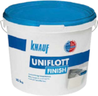 Uniflott Finish Spachtelmasse von Knauf für 33,00 € bei Globus-Baumarkt im Angebot Uniflott Finish Spachtelmasse von Knauf im aktuellen Globus-Baumarkt Prospekt
