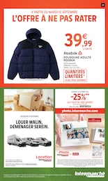 Prix et réduction Vêtements dans le prospectus Intermarché Super en cours Offre Vêtements dans le catalogue Intermarché Super du moment à la page 39