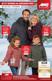 Aktueller AWG Prospekt mit Mantel, "JETZT SPAREN IM GROßEN WSV", Seite 1