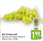 Bio Trauben hell bei E center im Kronau Prospekt für 1,99 €
