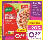 Netto Marken-Discount Gottenheim - Fix Spaghetti Bolognese Angebot im Prospekt Fix Spaghetti Bolognese bei Netto Marken-Discount im Gottenheim Prospekt für 0,39 €