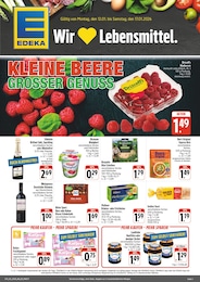 EDEKA Prospekt für Burgwindheim mit 4 Seiten EDEKA Prospekt für Burgwindheim: "Wir lieben Lebensmittel!", 4 Seiten, 12.01.2026 - 17.01.2026