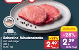 Aktuelle Schweinefleisch Angebote bei Netto Marken-Discount in Jena Aktuelles Schweine-Minutensteaks Angebot bei Netto Marken-Discount in Jena ab 2,29 €