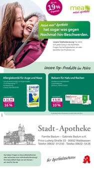 mea - meine apotheke Prospekt Unsere März-Angebote mit 4 Seiten