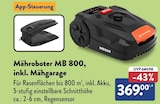 Mähroboter MB 800, inkl. Mähgarage im ALDI Nord Prospekt Mähroboter MB 800, inkl. Mähgarage von MEDION im aktuellen ALDI Nord Prospekt für 369,00 €